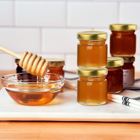 Folinstall party favor jars ready for DIY gifting and crafts.