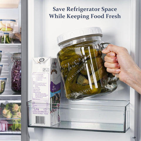 Folinstall two-pack mason jars ready for gifting, bulk storage, or decor