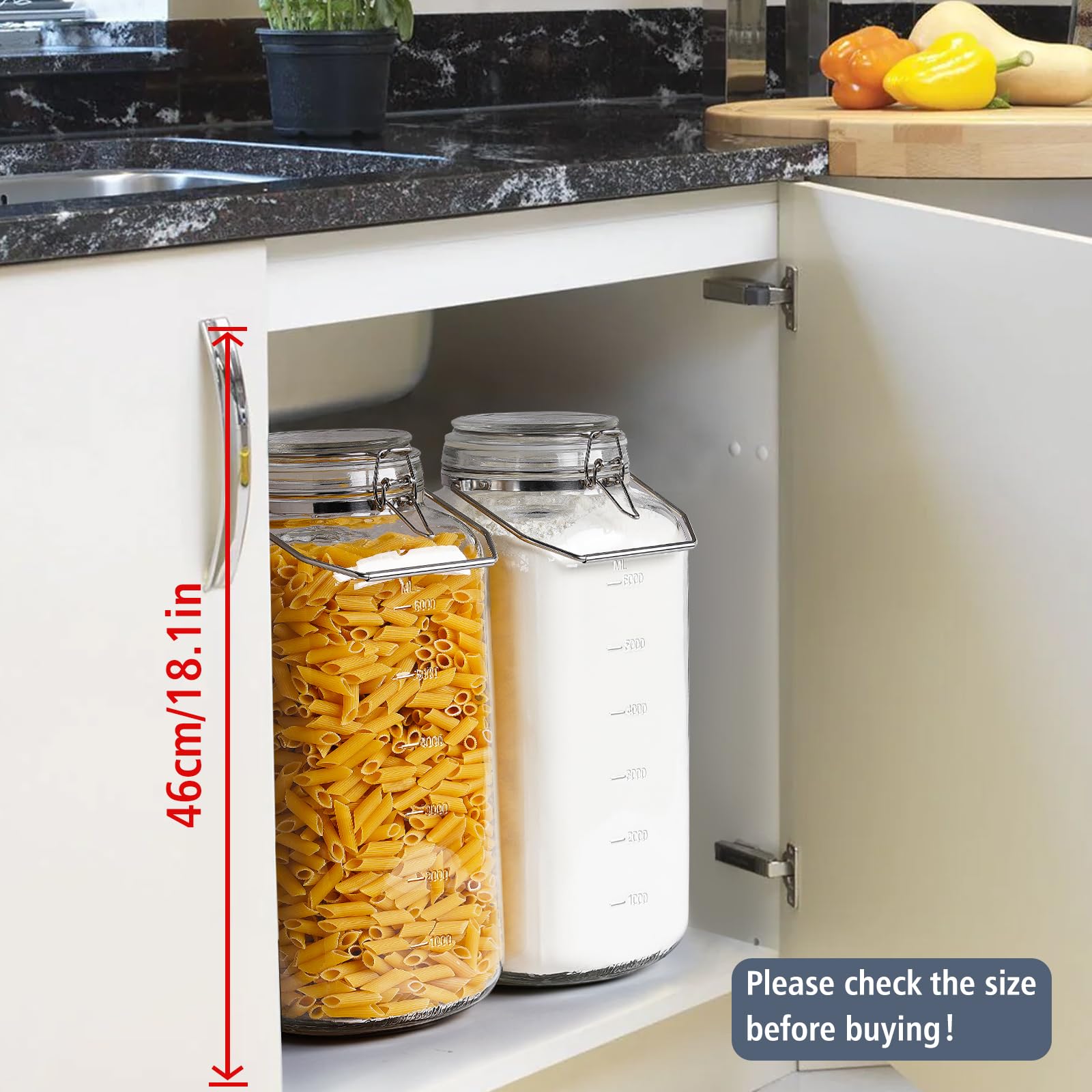 Folinstall wide-mouth opening facilitates easy scooping and cleaning.