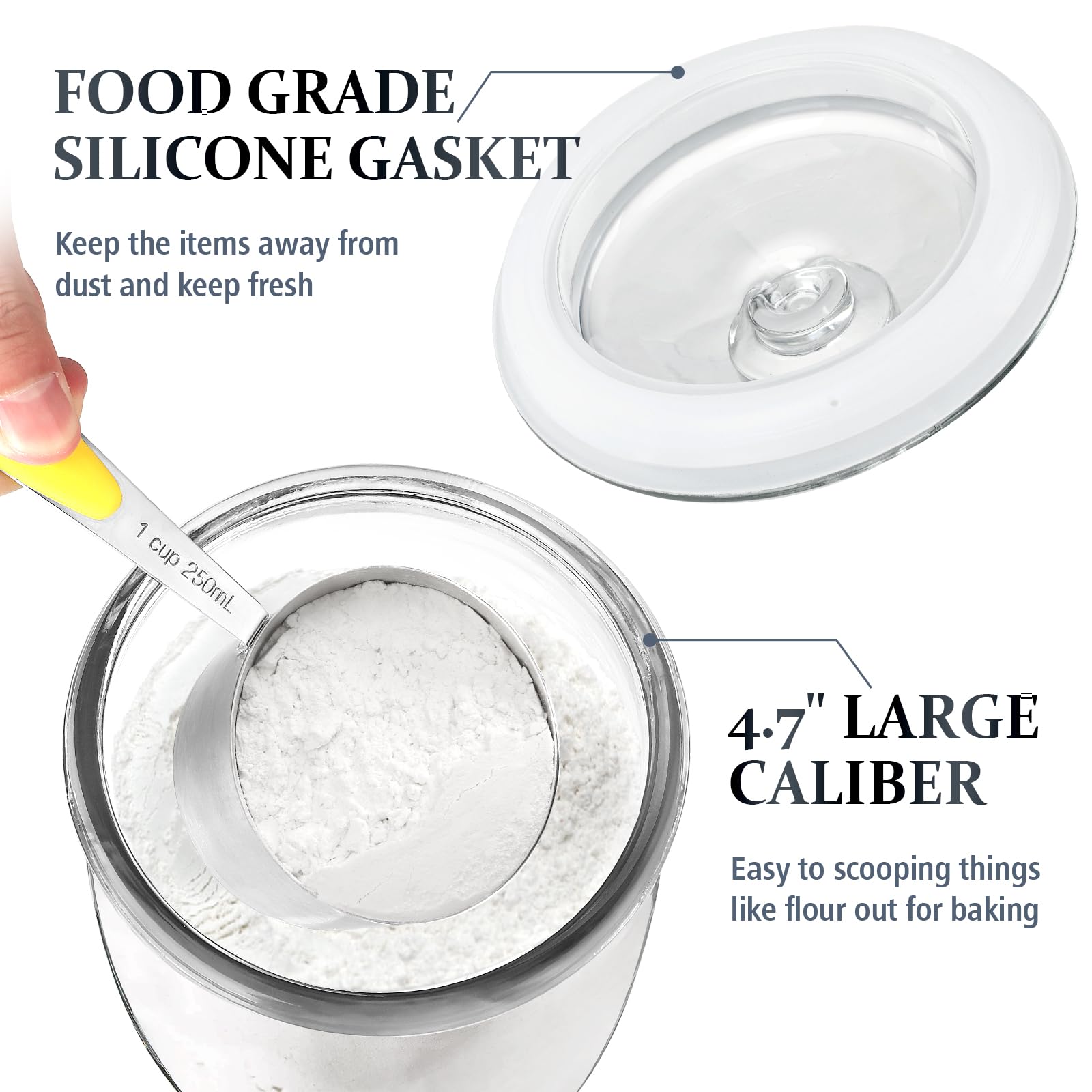 Folinstall wide-mouth design enables quick filling and reduced spills.