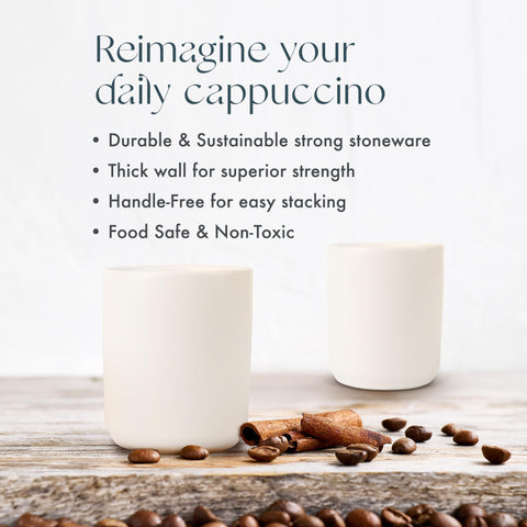 Folk Ceramics Dylan insulated exterior stays cool to touch.