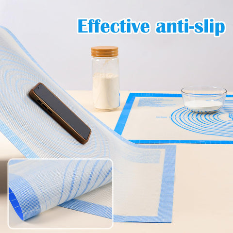 Folksy Super Kitchen non-slip back design keeps mat steady during use