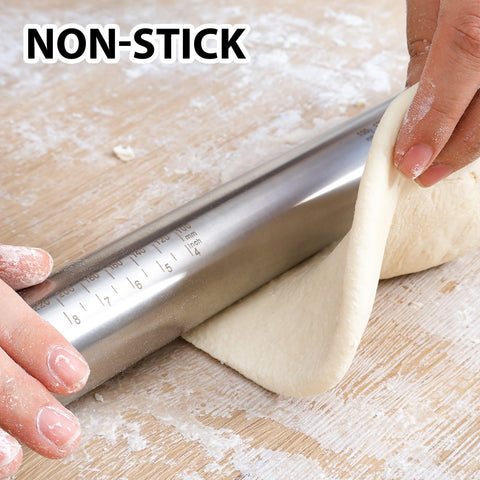 Folksy Super Kitchen five thickness rings offer versatile dough thickness options.
