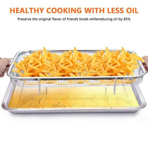 Fondpen oven rack is dishwasher-safe for quick cleaning.
