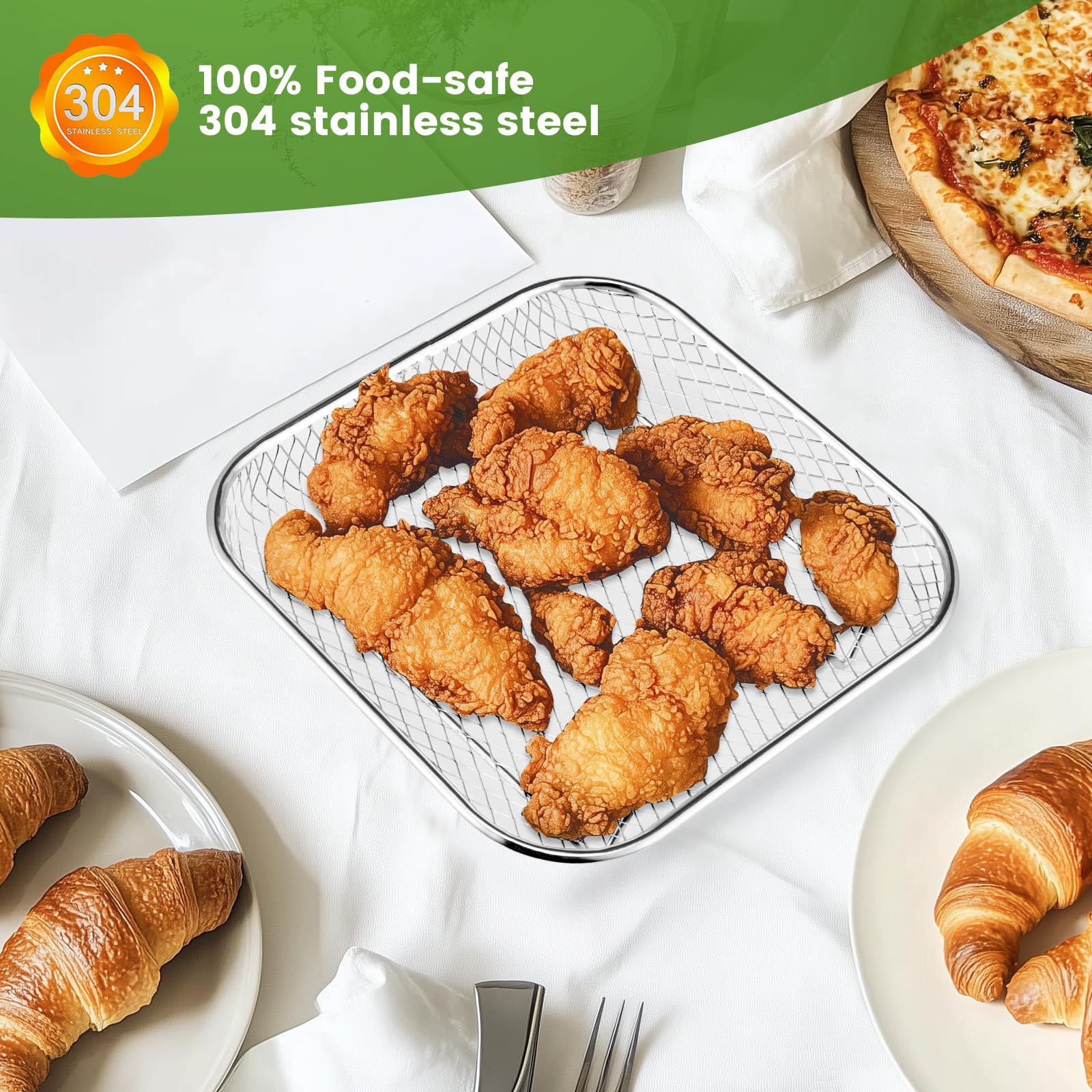 Fondpen fit cosori 6qt demonstrates compatibility with popular square fryers