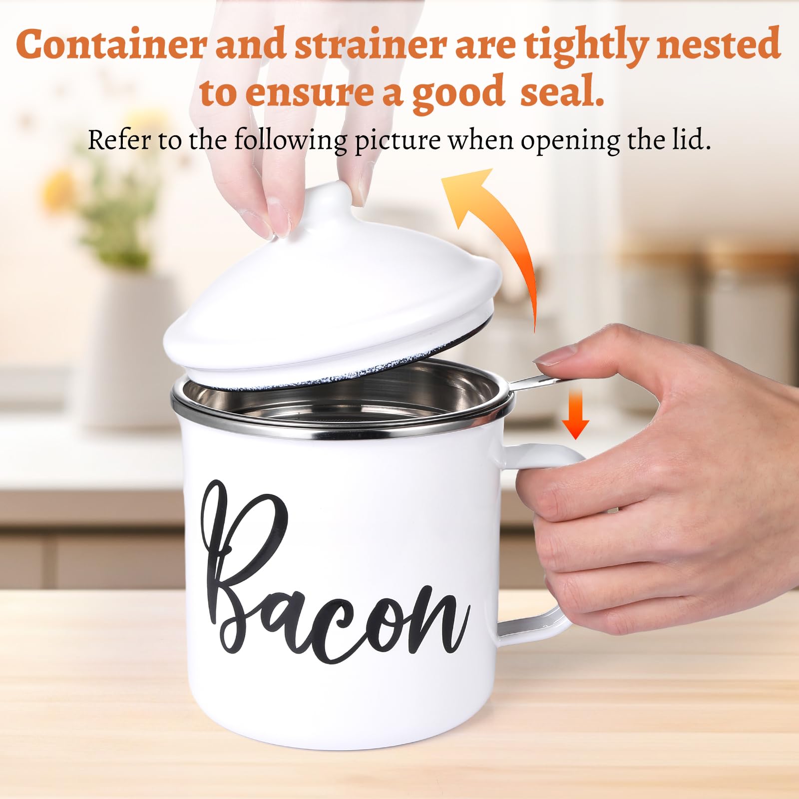 Fondpen included spoon aids in scooping and transferring fat easily.
