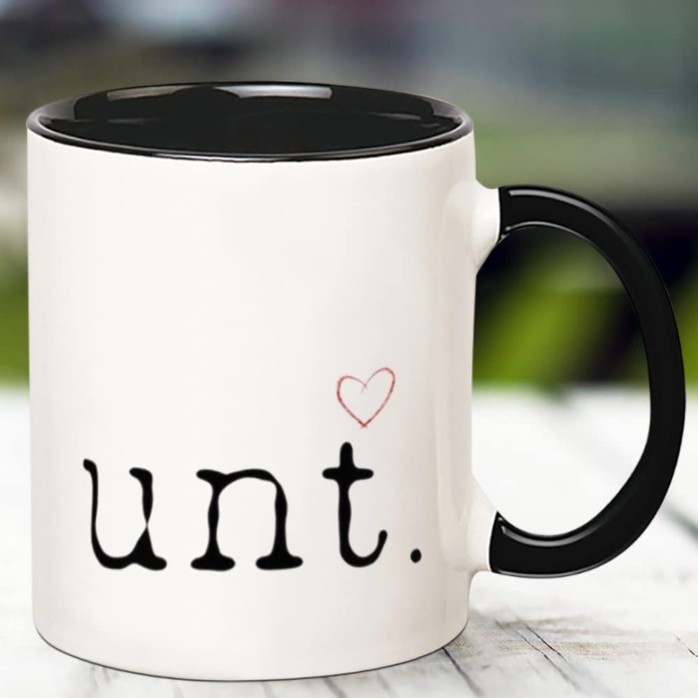Fonhark Cunt Mug handmade ceramic with sturdy handle for everyday use.
