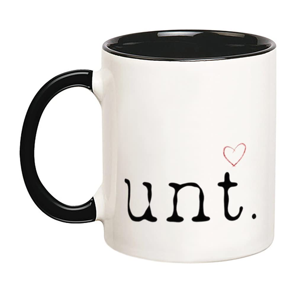 Fonhark Cunt Mug with heart design for bold morning rituals.