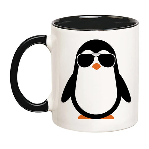 Fonhark Penguin Mug front view with cheerful penguin design for cozy mornings