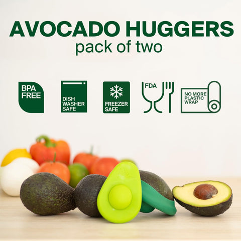 Food Huggers avocado hugger small set fits compact halves and saves fridge space