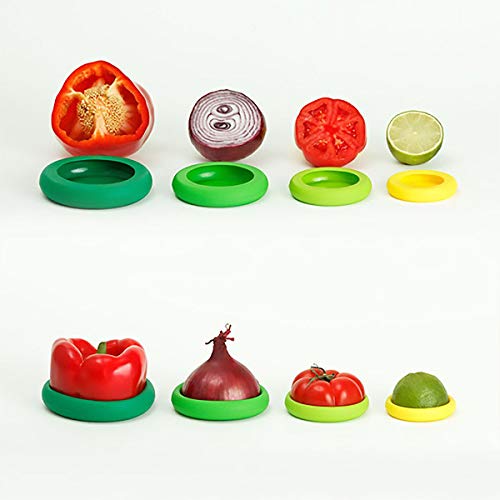 Food Huggers Hoan dishwasher safe silicone for easy cleanup.