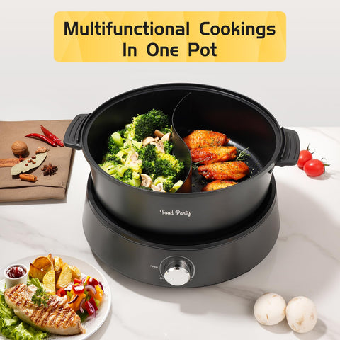 Food Party detachable design and dishwasher safe parts for cleaning