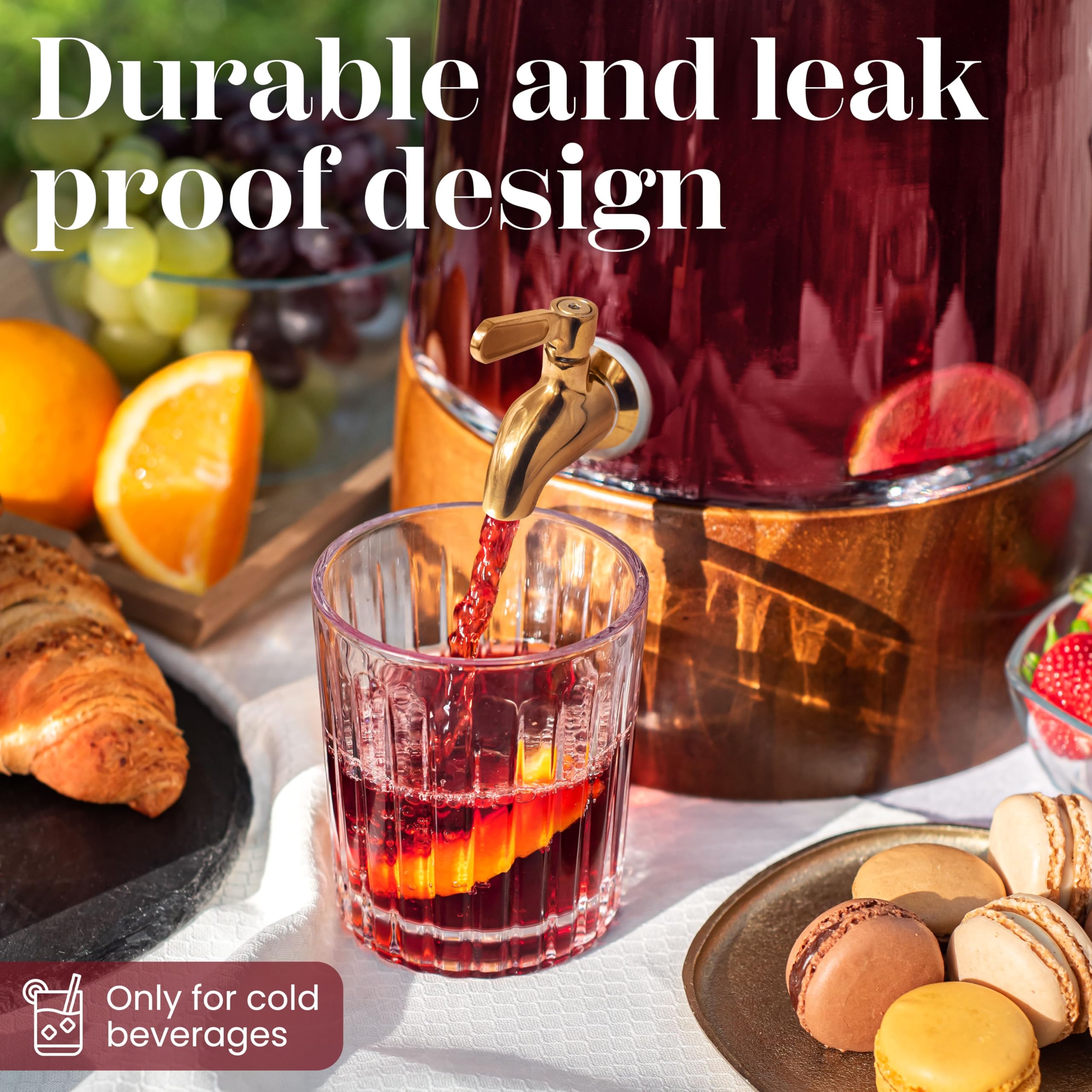 Foodle 1.72-gallon capacity keeps drinks ready for gatherings