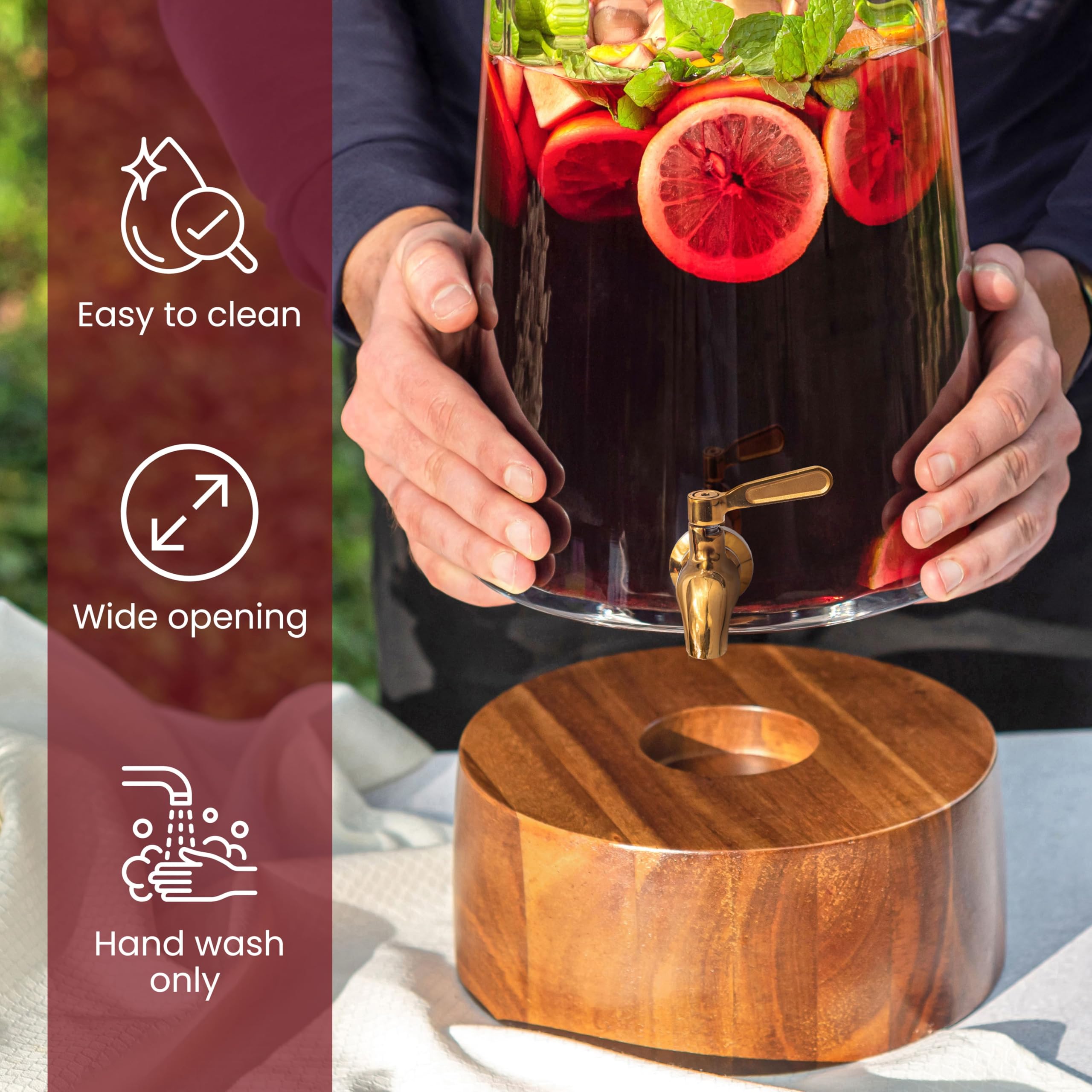 Foodle elegant stand raises the dispenser for easy access
