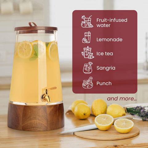 Foodle party drink station setup for coordinating beverages