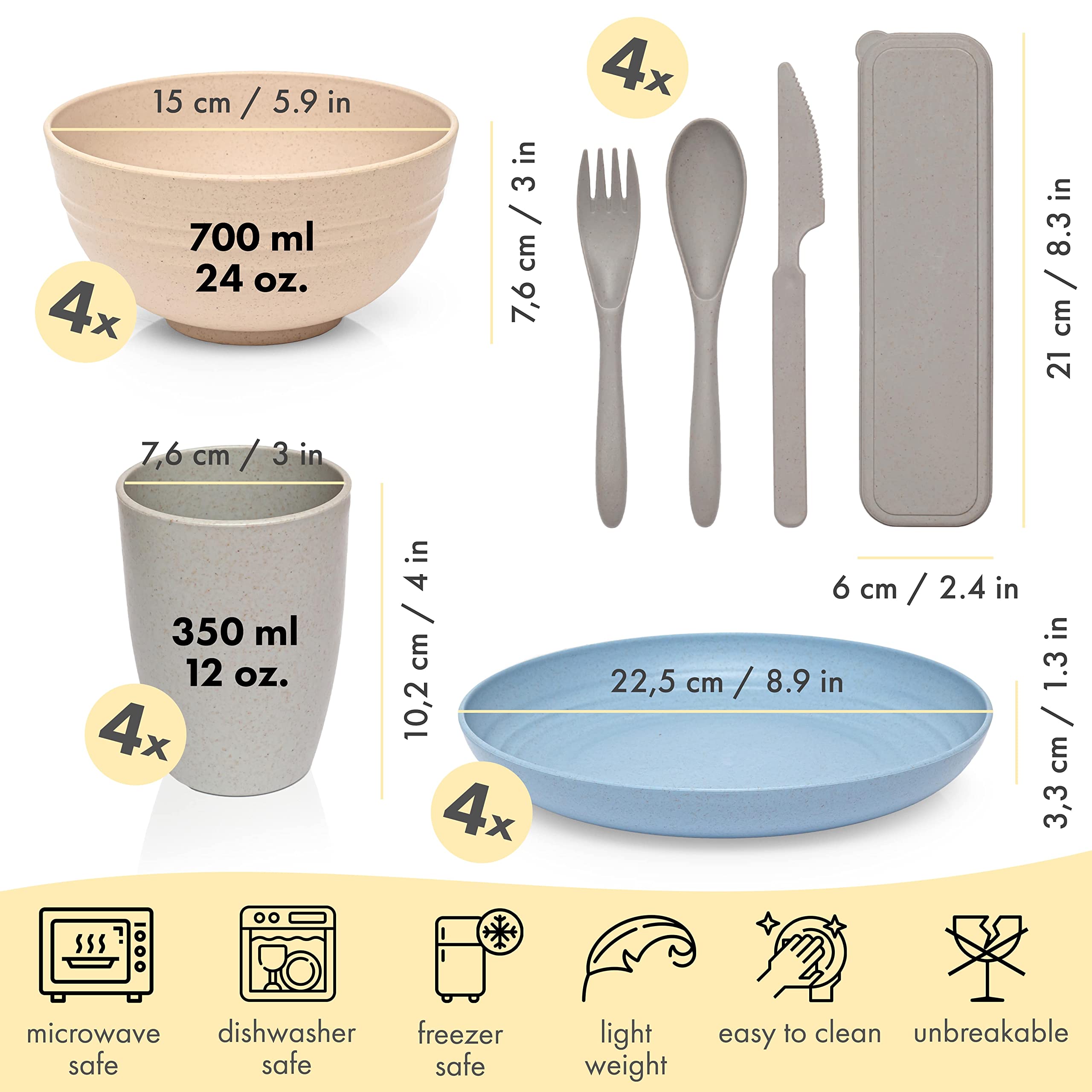 FOODLE wheat straw cup, lightweight and kid-friendly for sipping.