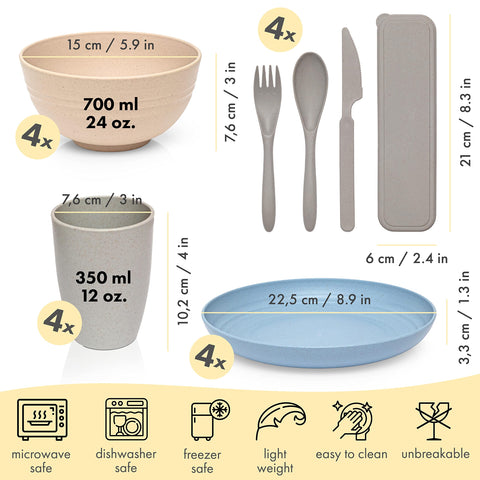 FOODLE wheat straw cup, lightweight and kid-friendly for sipping.