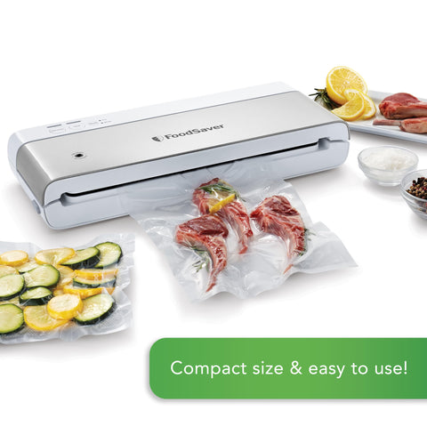FoodSaver included bags and roll ready for airtight storage