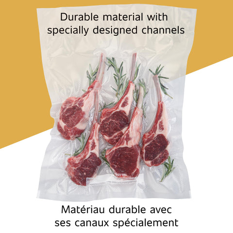 FoodSaver rolls are safe for freezer, fridge, microwave, and dishwasher use.