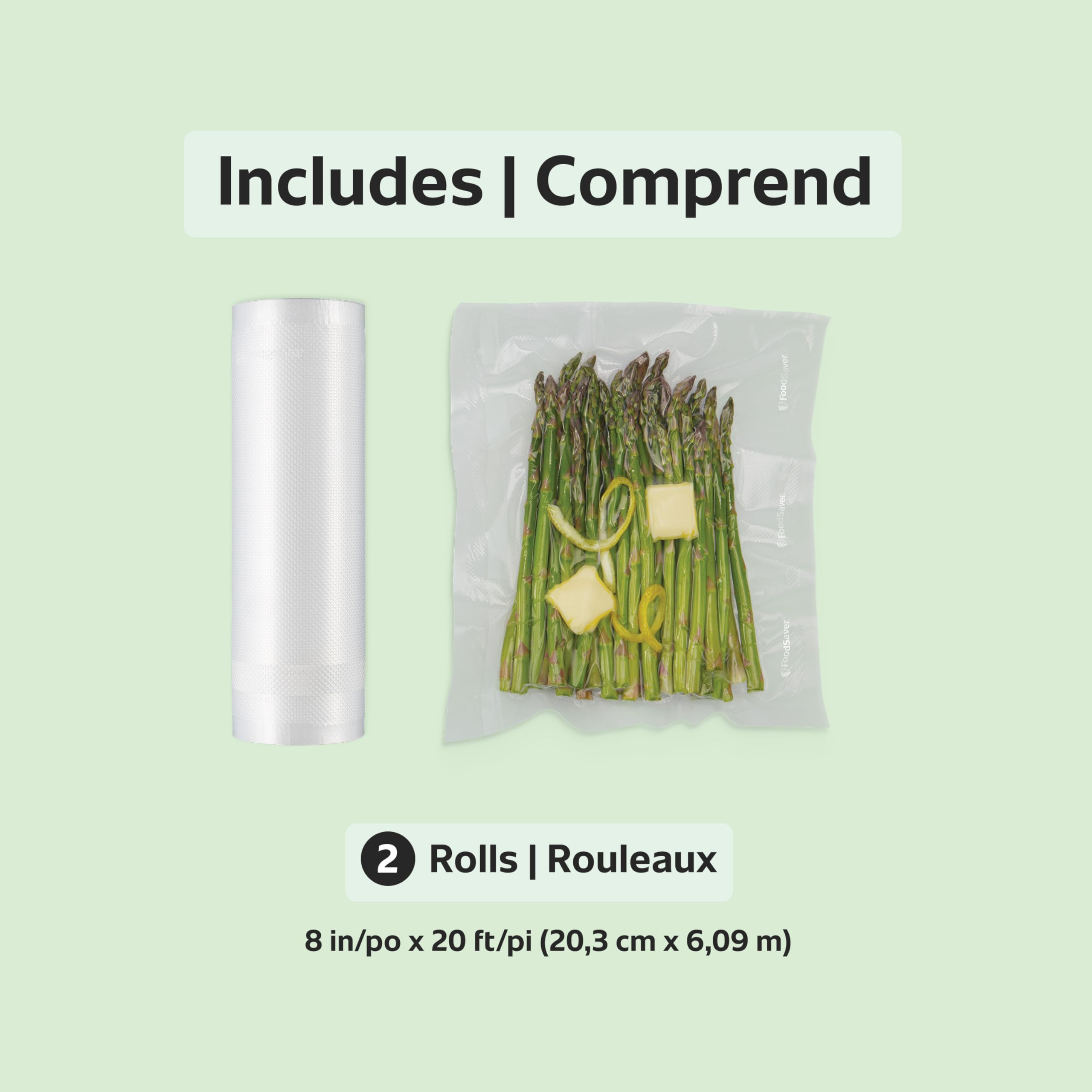 FoodSaver freshness up to 5x longer, potentially saving money