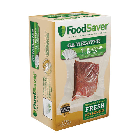 FoodSaver Gamesaver 11x16 seal roll for airtight, customizable bags