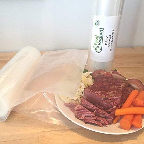 FoodVacBags BPA-free bags ensure safe storage and handling.
