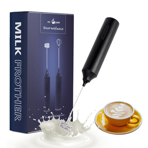 FoodVille MF05 rechargeable milk frother with USB charging for quick, frothy mornings.