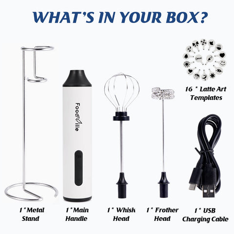 FoodVille MF05 USB-C charging port for convenient recharging.