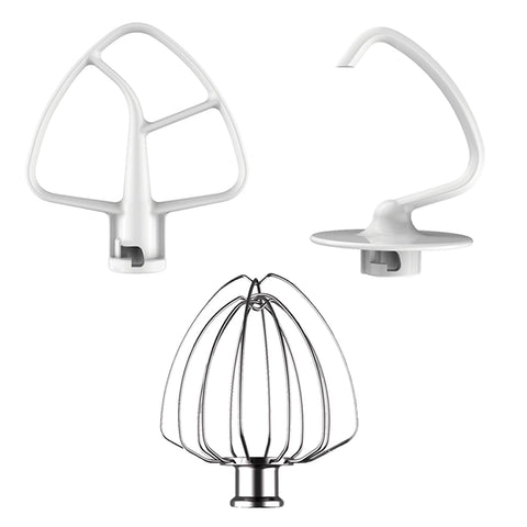 FOKIEE K45WW wire whip for KitchenAid stands, creates fluffy, glossy peaks.
