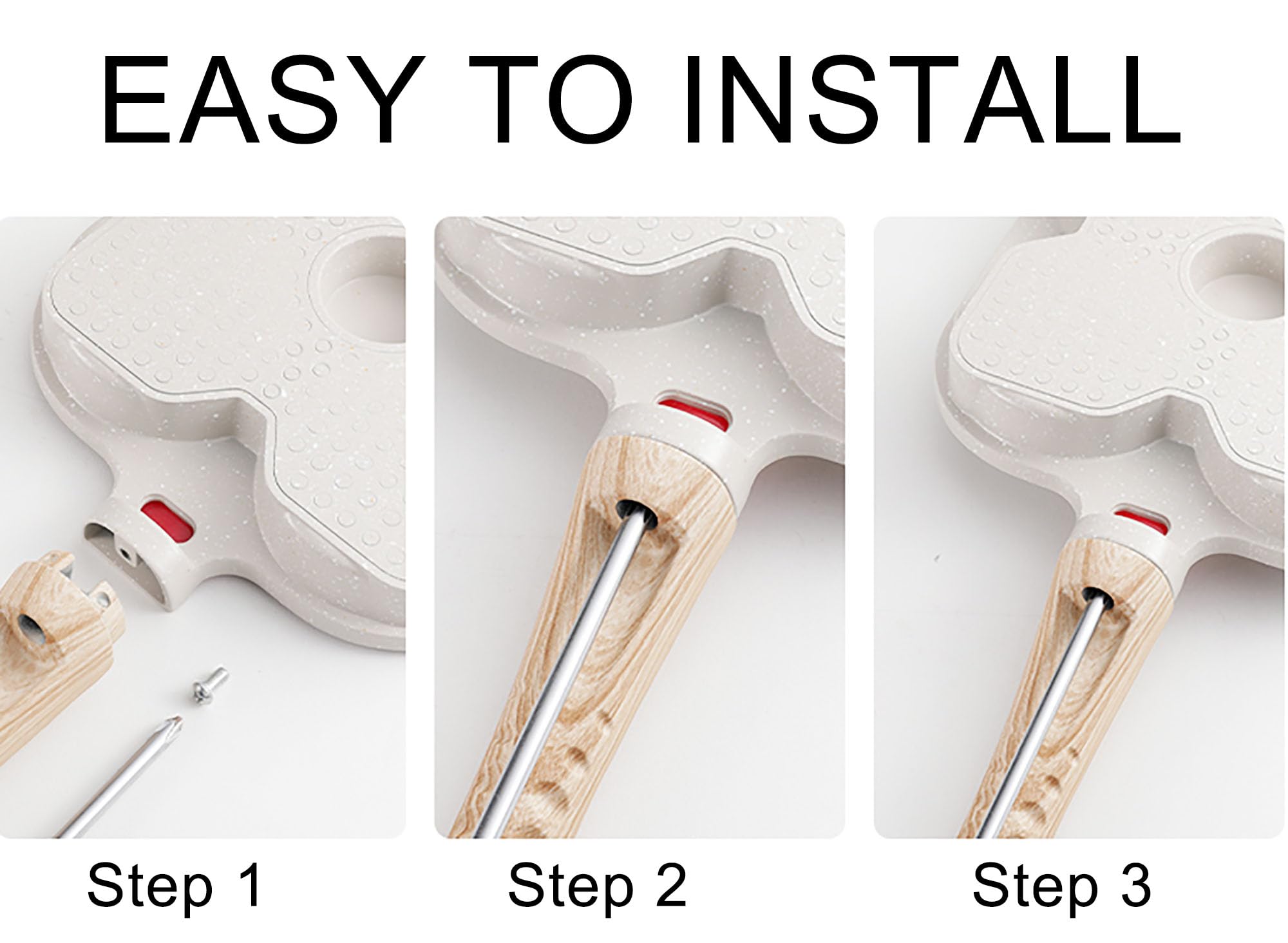 Foorey Home pan cleaning made easy with wipe-down care after cooking.