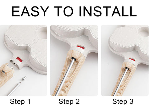 Foorey Home pan cleaning made easy with wipe-down care after cooking.