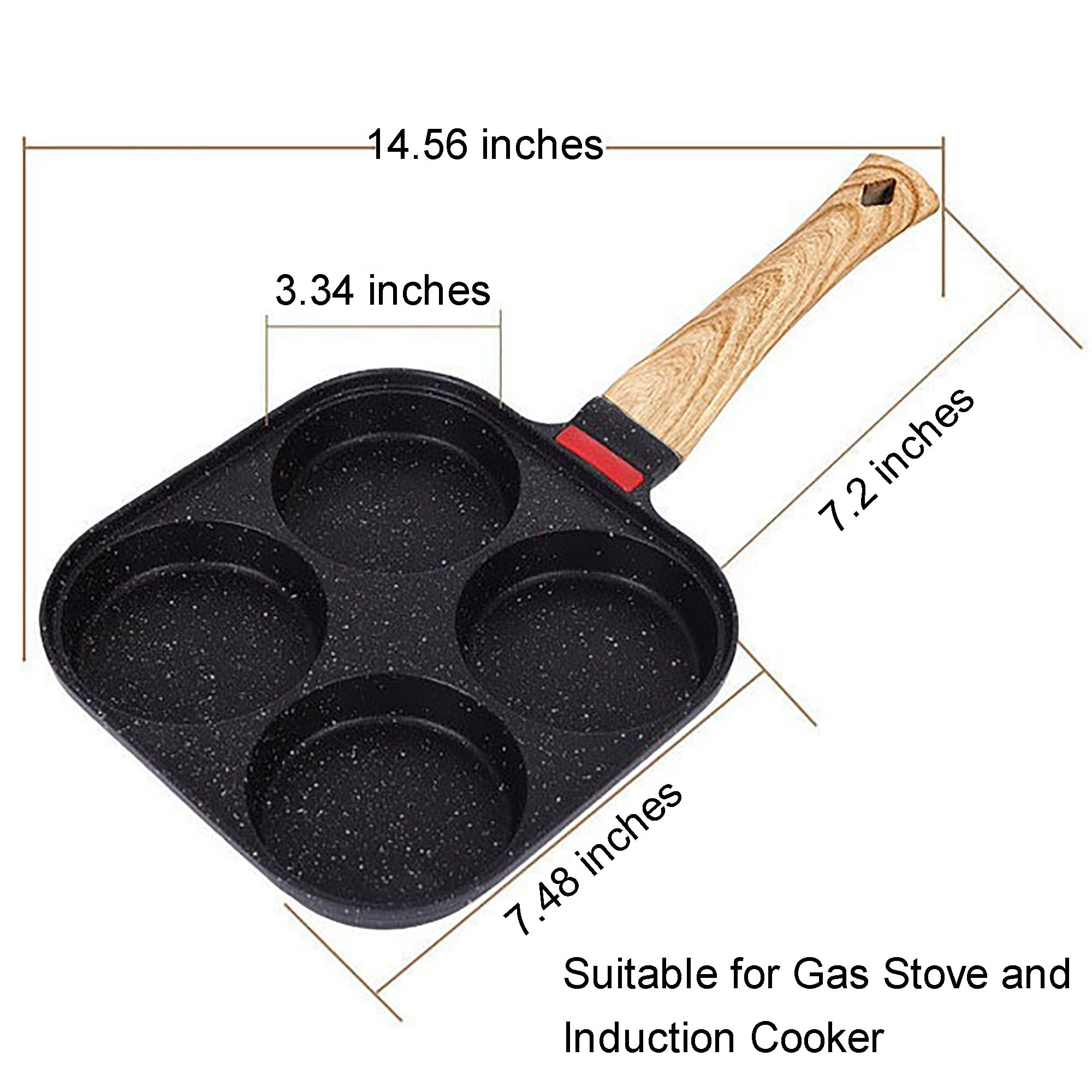 Foorey Home silicone tools beside pan aid pancake flipping and omelettes.