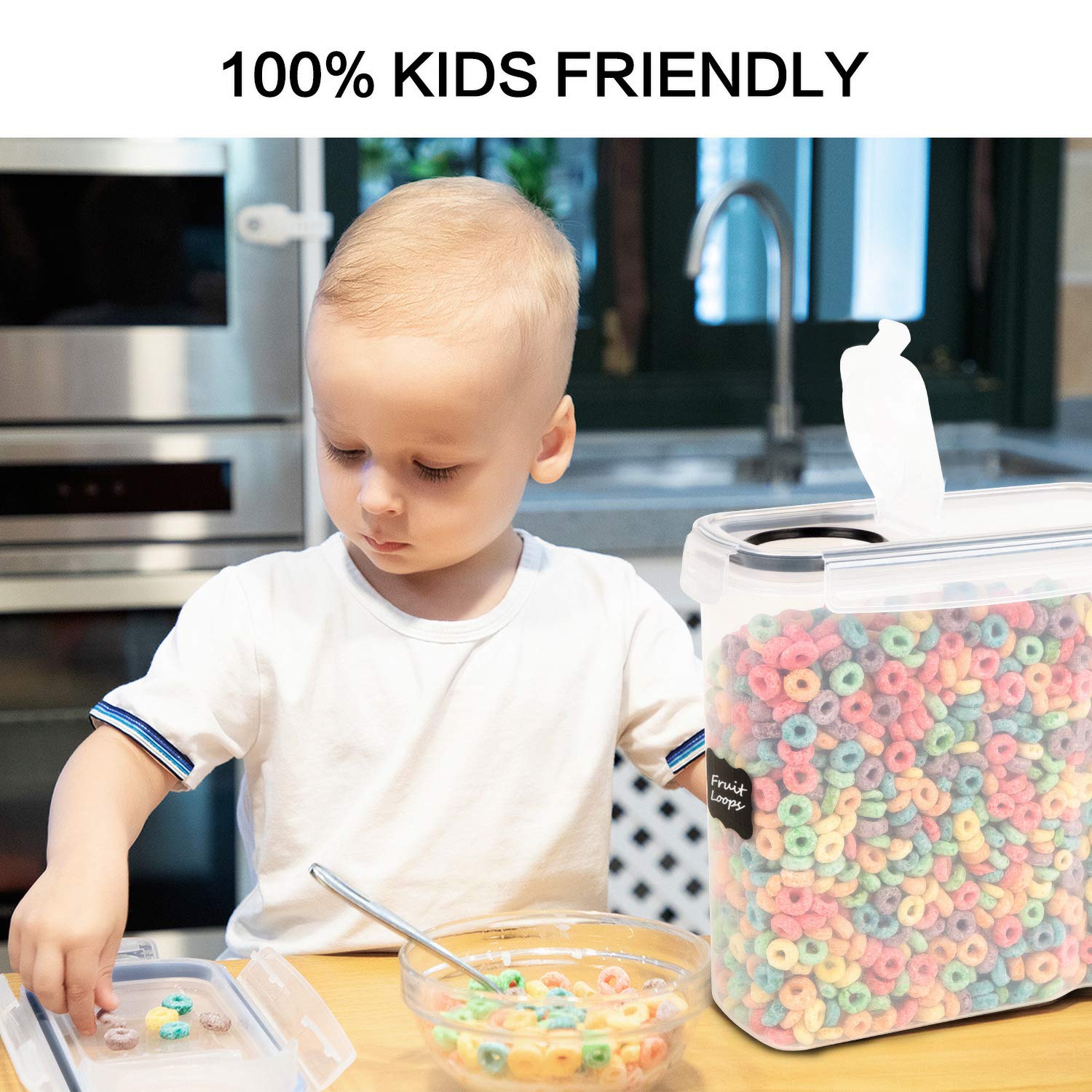 FOOYOO narrow footprint saves space in cabinets and fridges