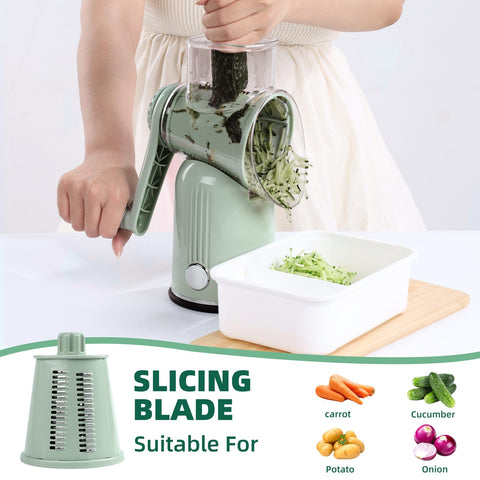 Fooyoubei shredding blades providing different textures for ingredients