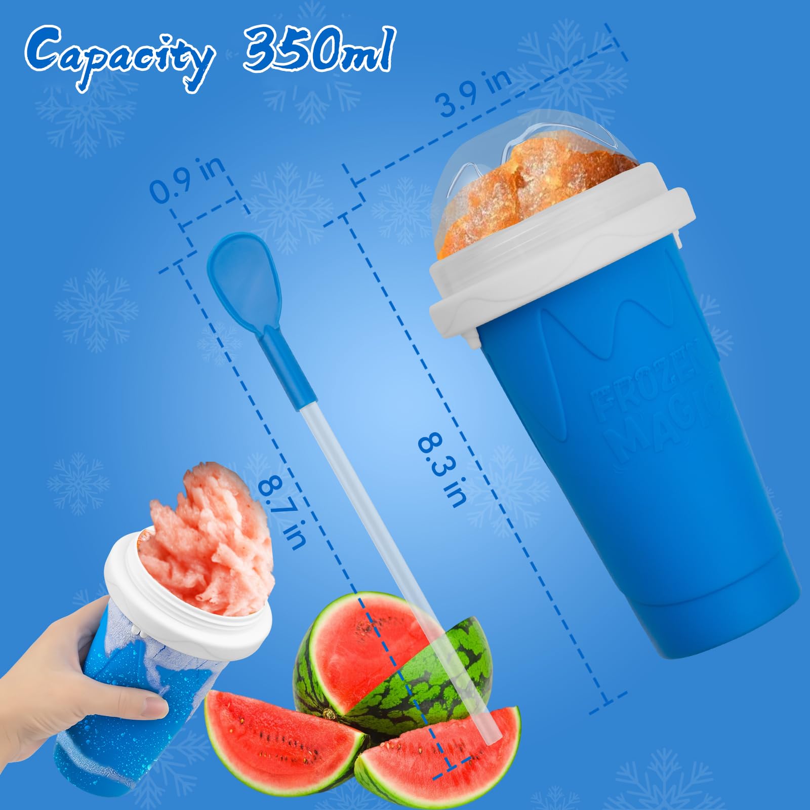 Fridge-ready freeze setup to transform drinks