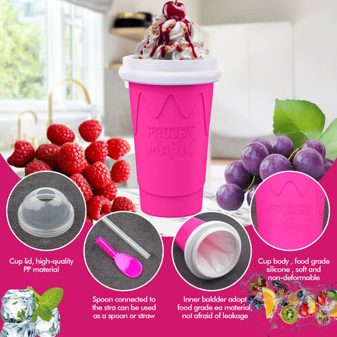 Fopudy Slushie Cup BPA-free materials ensure safe reuse.