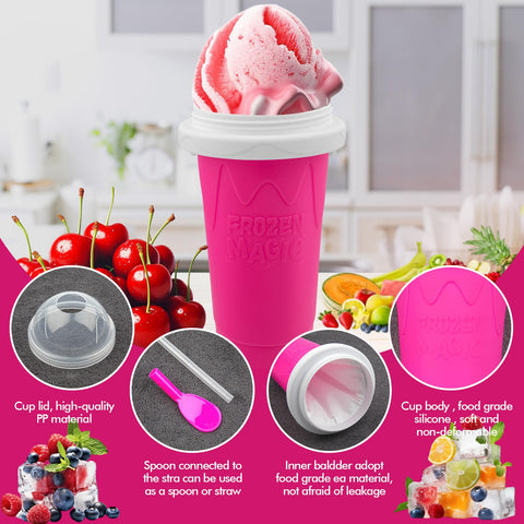Fopudy Slushie Cup EVA lining adds durable protection and longevity.