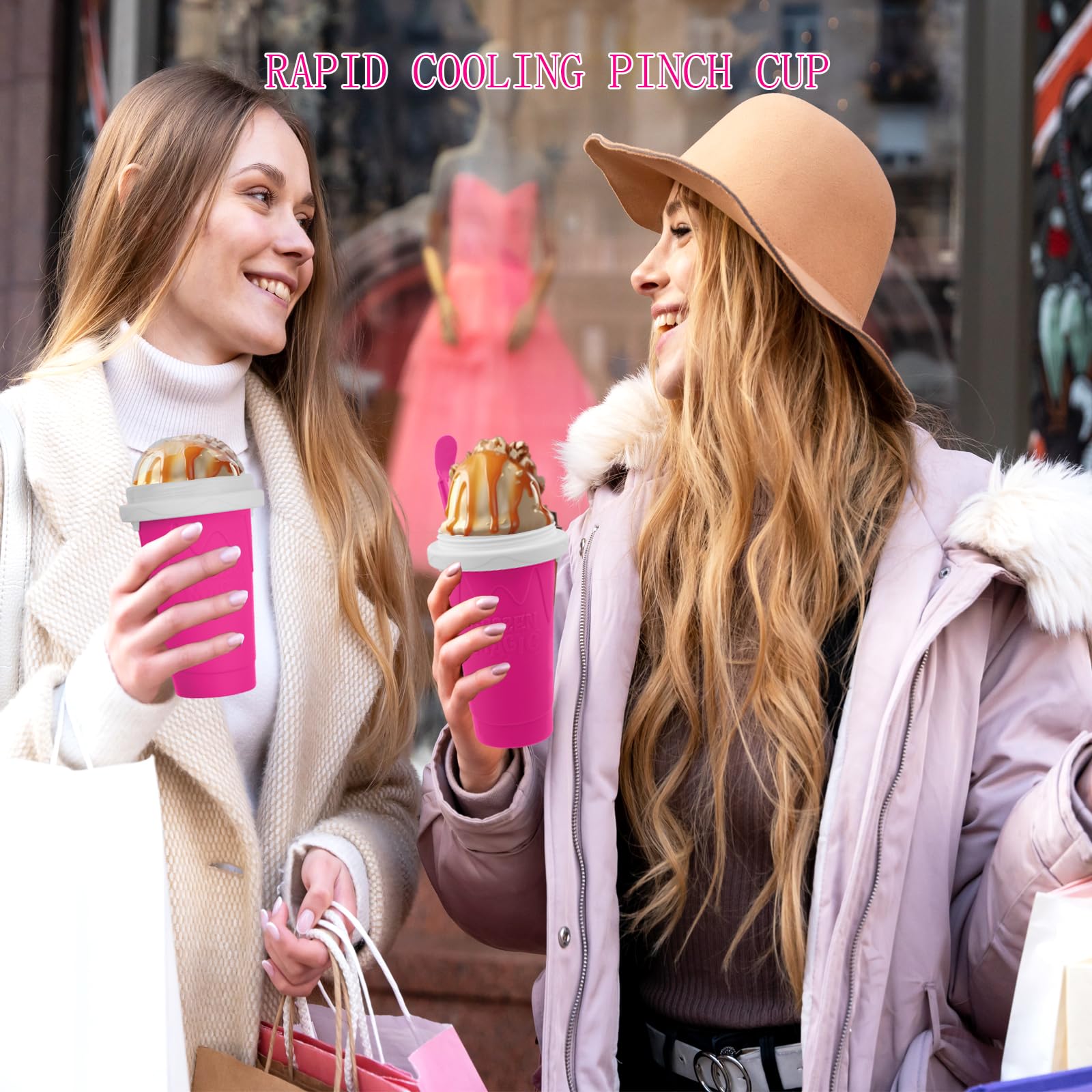 Fopudy Slushy Cup portable for travel, office, gym.