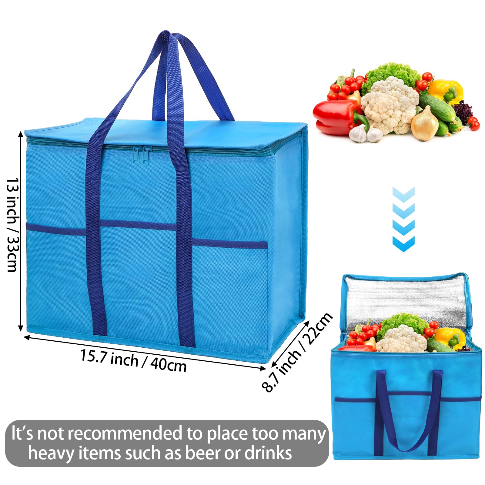 Foraineam nonwoven shell provides durable, lightweight protection for groceries and meals