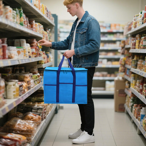 Foraineam wipeable interior simplifies cleanup after shopping