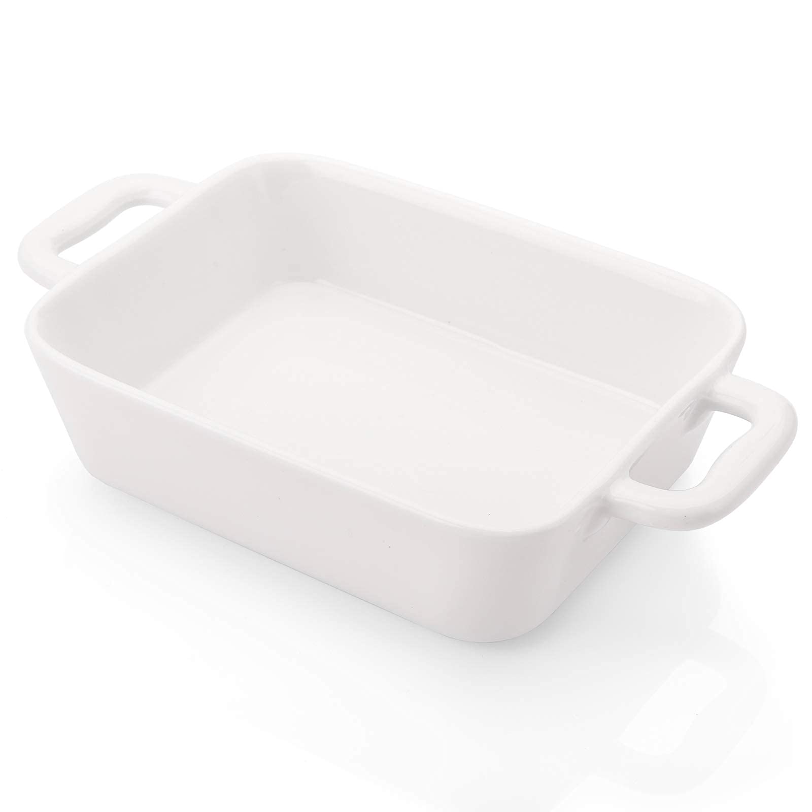 Foraineam dishwasher-safe white porcelain bakeware for easy cleanup