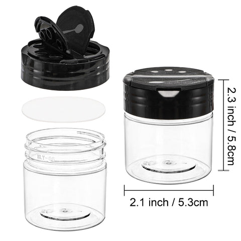 Foraineam two-sided flip lid on spice jar for shake or pour
