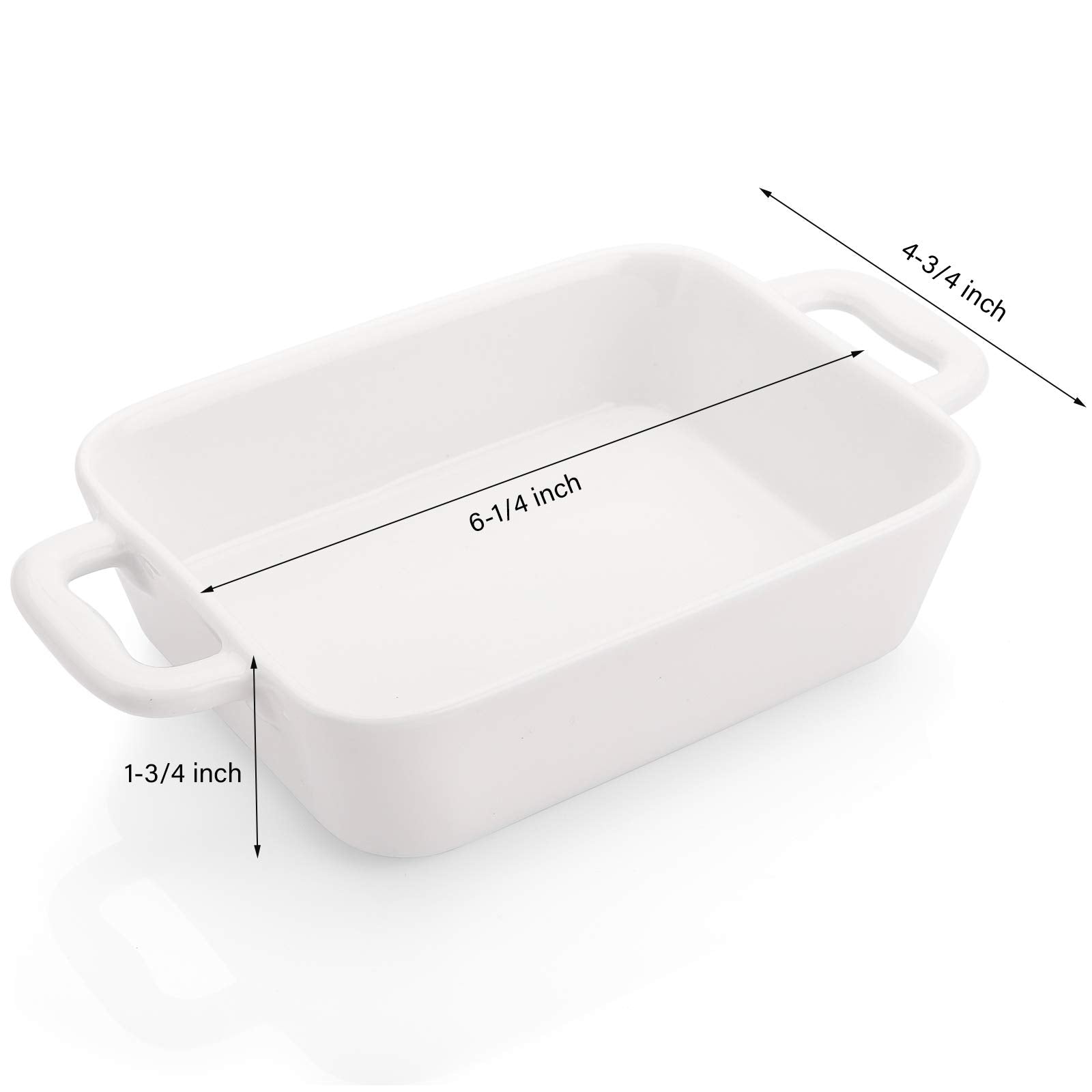 Foraineam white porcelain soufflé dishes ideal for desserts