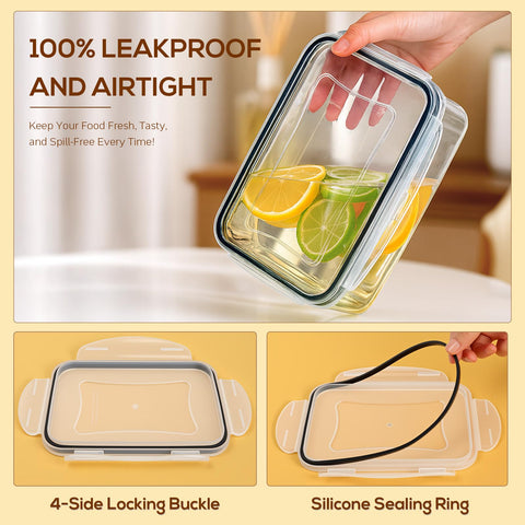 Forest Breathing freezer-safe and dishwasher-safe containers for easy cleanup.