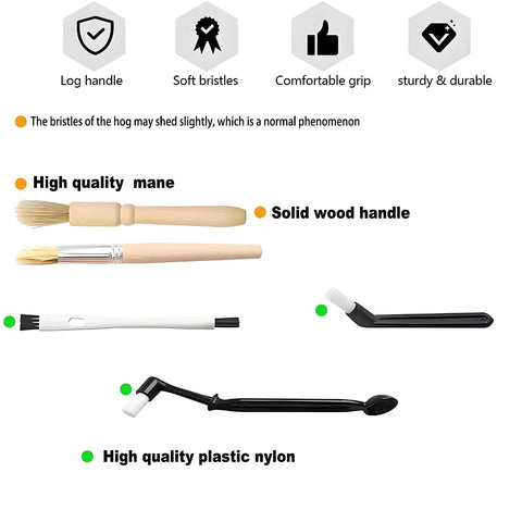 Forever Bene bendable stainless steel cleaning brushes remove mineral deposits in hard-to-reach areas