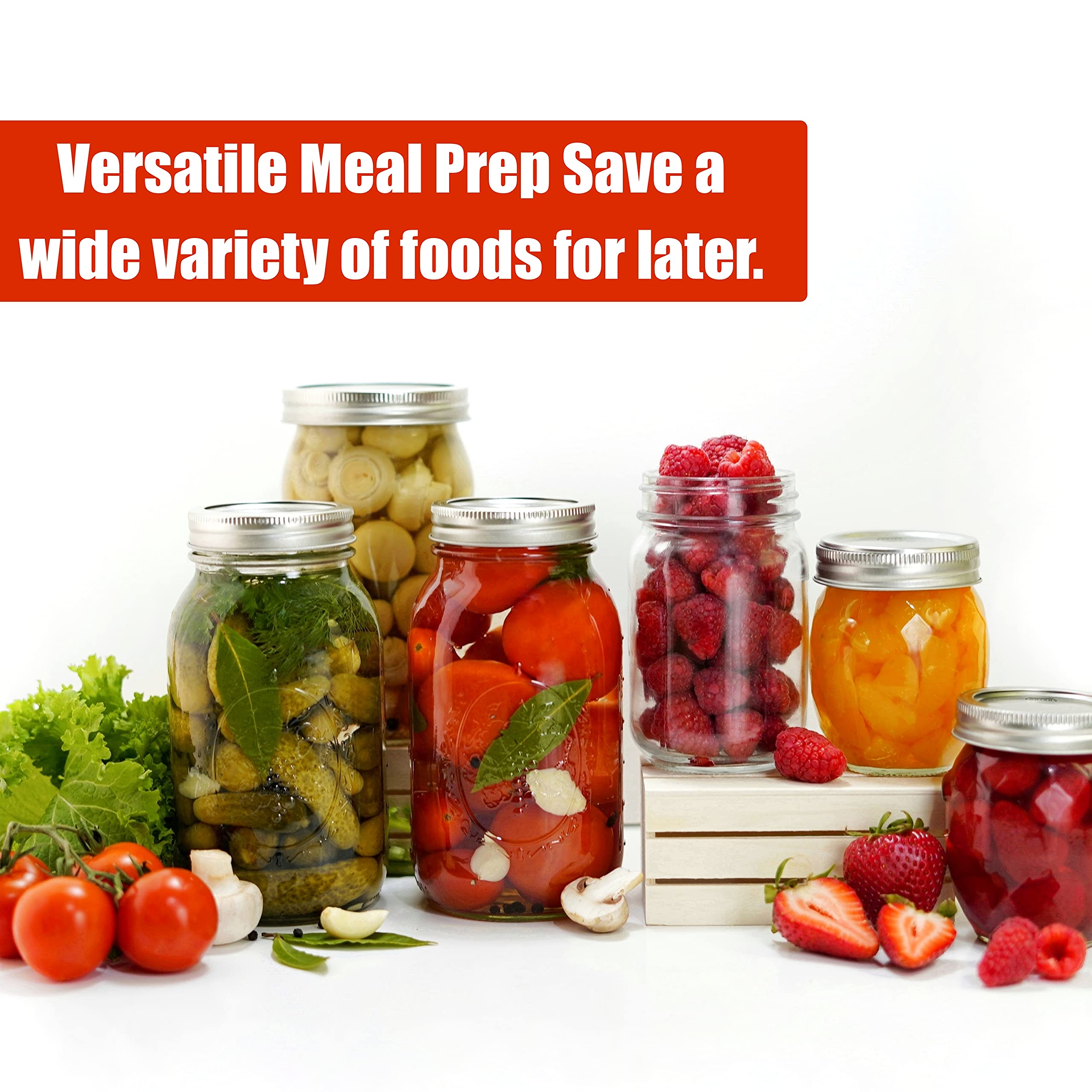 FORJARS Ball-compatible lids fit widely used jars for extended use