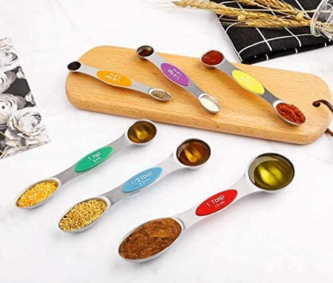 Forkmannie stackable magnetic spoons keep your drawer organized and ready.