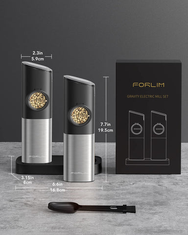 FORLIM adjustable coarseness for fine to coarse seasonings.