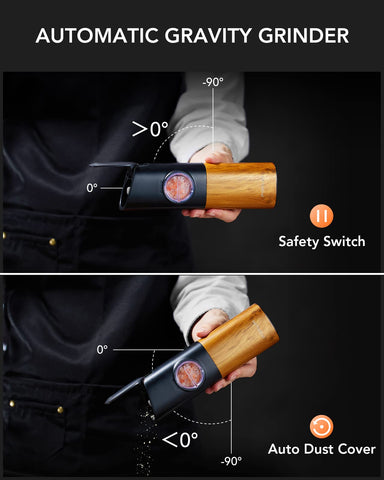 FORLIM grinder LED light illuminating seasoning for accuracy