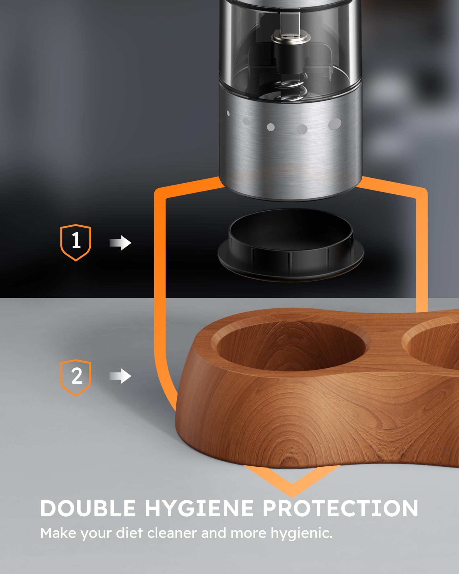 FORLIM mini grinder uses food-safe ABS for durable performance